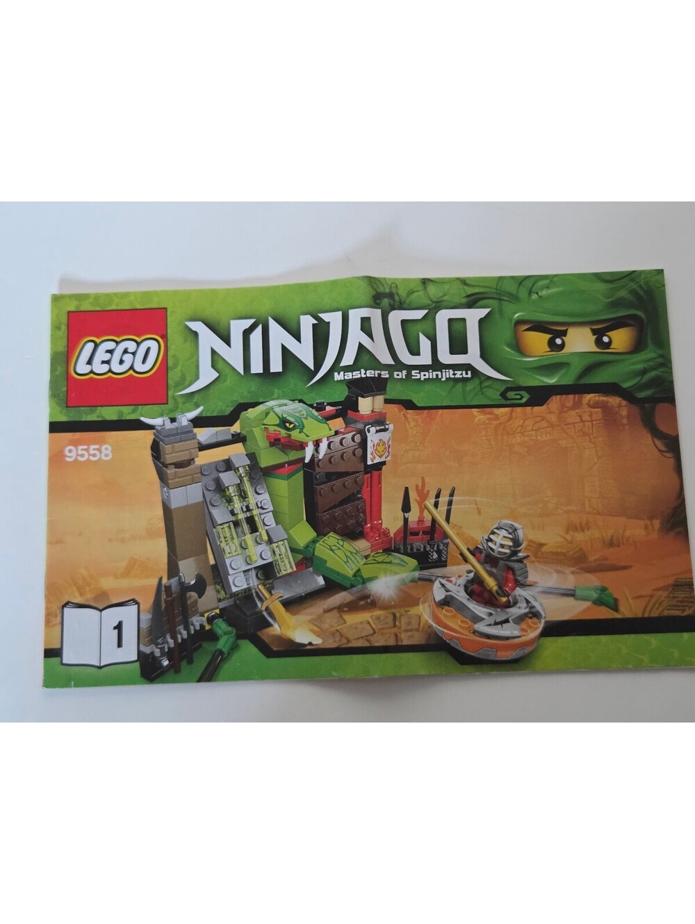 LEGO Ninjago Masters of Spinjitzu Instruction Manual Booklet Set 70722 OverBorg